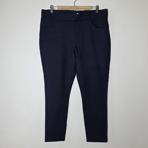 Betabrand dark navy blue 2XL Petite Skinny leg Yoga dress pants Excellent condit